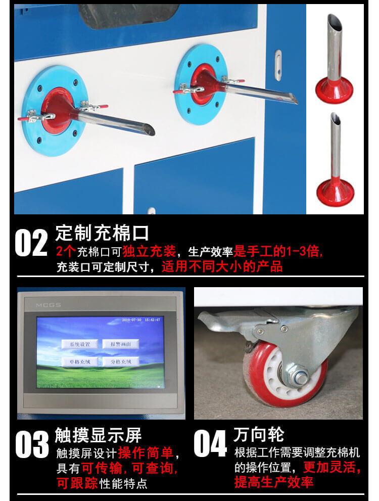 DN-CM2100-2兩頭流量充絨充棉一體機產(chǎn)品細(xì)節(jié)3